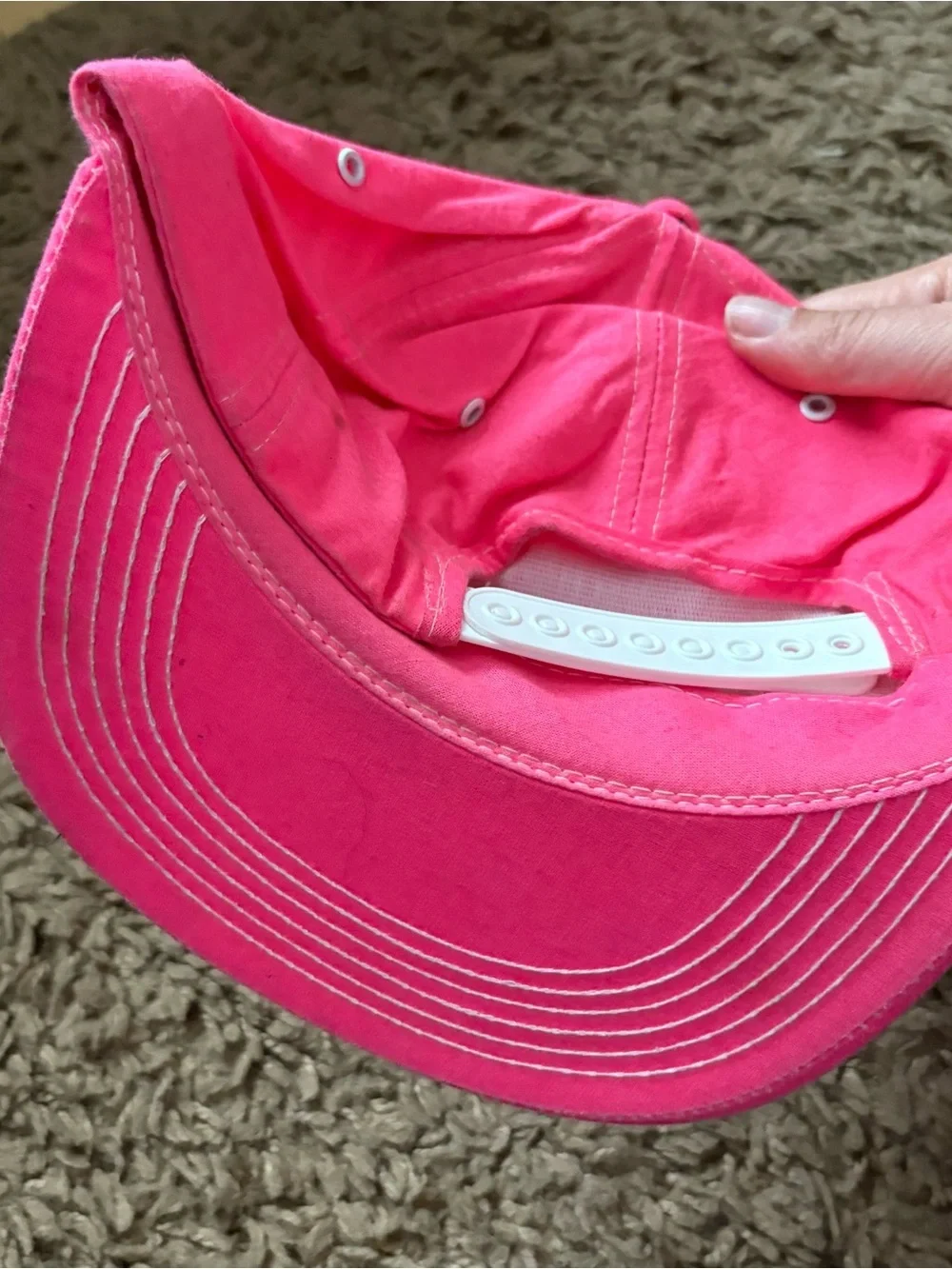 Vintage Ford New Holland Hot Pink SnapBack Trucker Hat